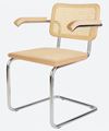 Poltroncina Cesca M. Breuer con braccioli - Ried.